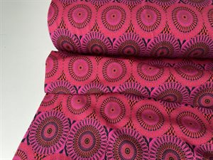 Bomuldsjersey - dejlige motiver i rosa toner